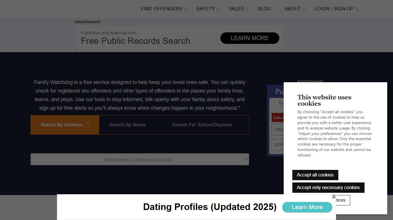 Free Sex Offender Registry Search Nationwide Free Offender Registry, Free Sex Offender Registry, Free Sex Predators Registry